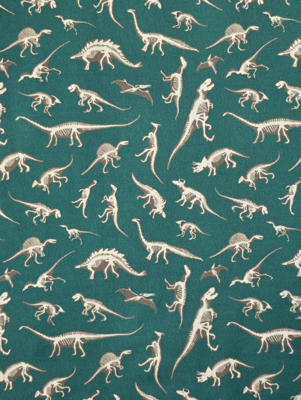 Waggle Golf Polo Dinosaur Print Teal Green Novelty Stretch Performance Shirt L - Picture 6 of 7